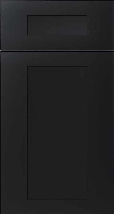 Iron Black door sample