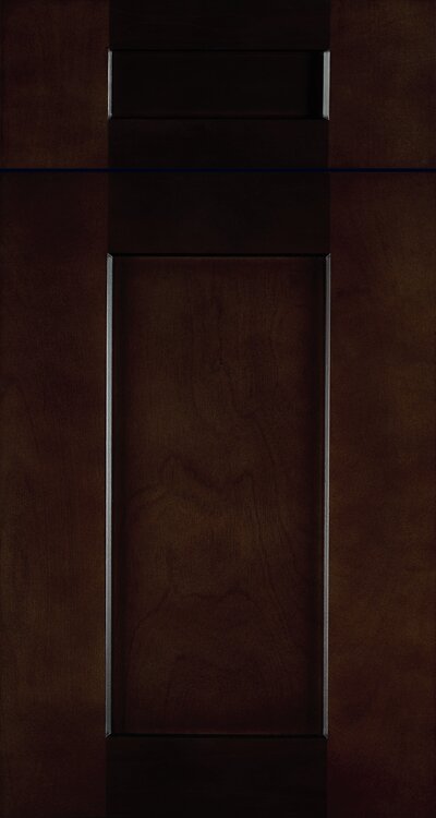 Shaker Espresso door sample