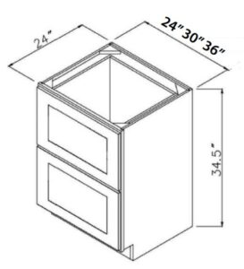 2 Drawer Bases