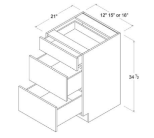 Vanity Drawer Base Cabinets
