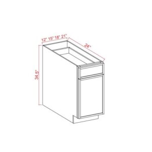 Base Waste Basket Cabinet