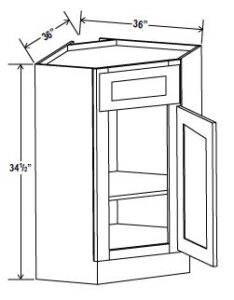 Corner Sink Base Cabinet