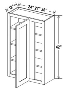 42"H Wall Blind Corner Cabinets